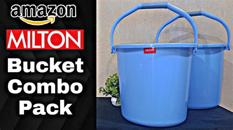 Milton L Buckets Unboxing Amazon Combo Pack Best Plastic Bucket