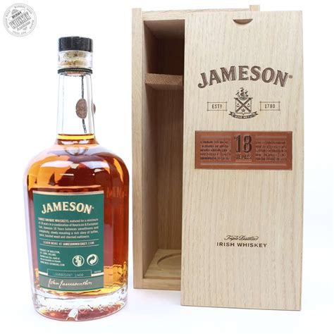 Irish Whiskey Auctions Jameson 18 Year Old