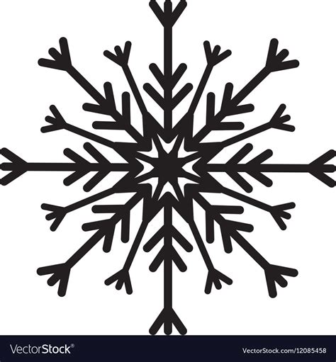 Snowflake winter snow Royalty Free Vector Image