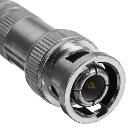 Bnc Male Connector For Rg 59 Coaxial Cable Brass End Crimp Cable Cctv Camera Bnc Welding Connector