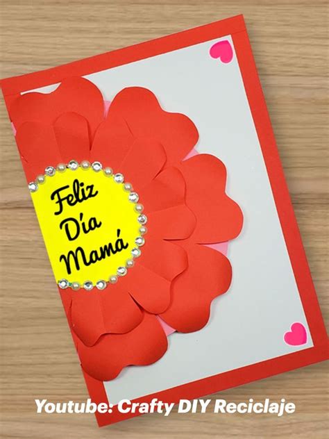 Linda Tarjeta Para El D A De La Madre Tarjetas Hechas A Mano