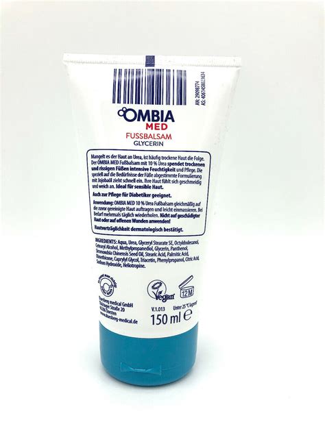 Ombia med Fußbalsam Glycerin 10 Urea 150 ml Fusspflege eBay