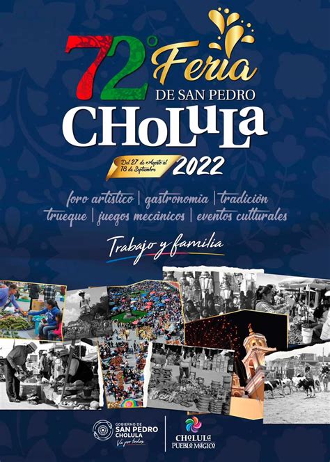 Presentan La 72ª Feria De San Pedro Cholula