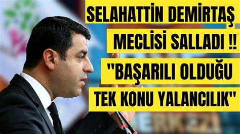 Selahattin Demirtaş Tek Başarılı Olduğu Konu Yalancılık YouTube