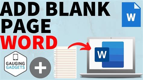 HOW TO INSERT NEW BLANK PAGE IN MS WORD 2013 II AL GHAFOOR TECH YouTube