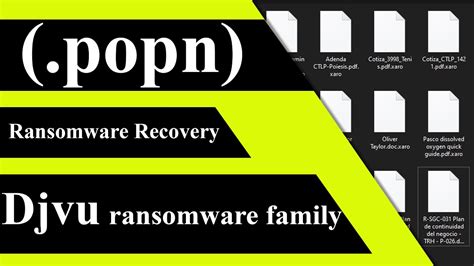 SOLVED Popn Popn Djvu Ransomware Virus Removal And