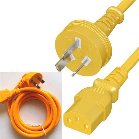 Three Hole Stagger Rice Cooker Plug Computer Cable Arrangement Power Cord Kettle Extension Cable