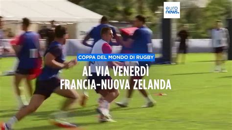 Coppa del mondo di rugby al via venerdì con Francia Nuova Zelanda