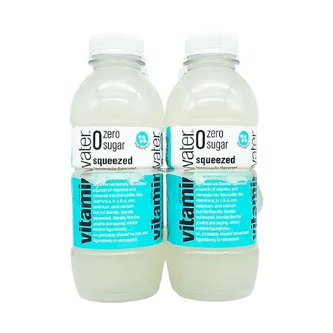 Vitaminwater Zero Sugar Squeezed Lemonade Nutrient Enhanced Water