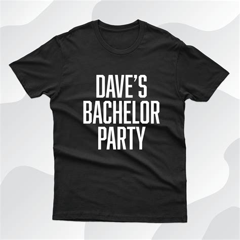 Personalized Bachelor Party T Shirts Custom Tee Shirts For Etsy