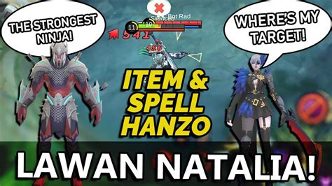 Bahas Tuntas Hanzo Vs Natalia Item Dan Spell Yang Cocok Buat Lawan