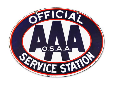 AAA Official Service Station Sign Auburn Spring 2019 RM Sotheby S