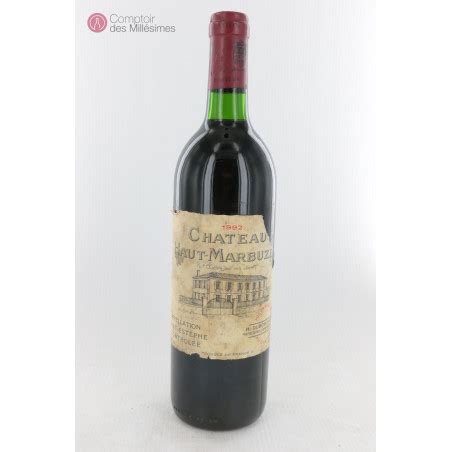 Château Haut Marbuzet 1992 Saint Estèphe Cru Bourgeois Exceptionnel Prix