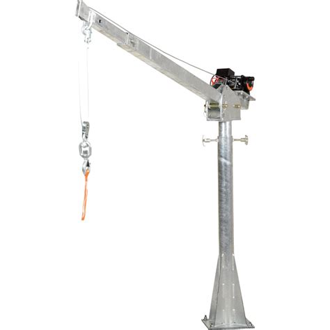 Vestil Electric Powered Jib Crane Lb Capacity Galvanized