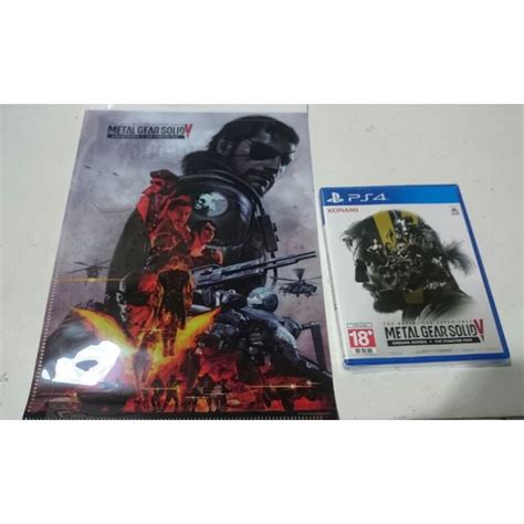 全新 Ps4 潛龍諜影5 幻痛原爆點 中文版 Mgs5 年度版 完整版 終極體驗版 蝦皮購物