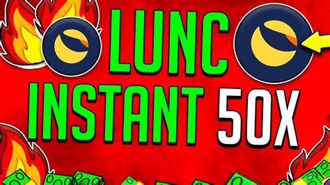 TERRA LUNA CLASSIC INSTANT 50X LUNC USTC FINALLY REPEG YouTube