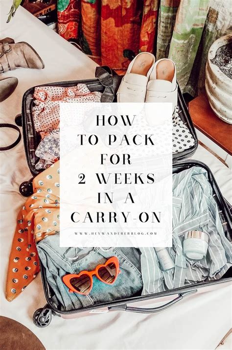 How To Pack For Weeks In A Carry On Carry On Packing Tips Packing