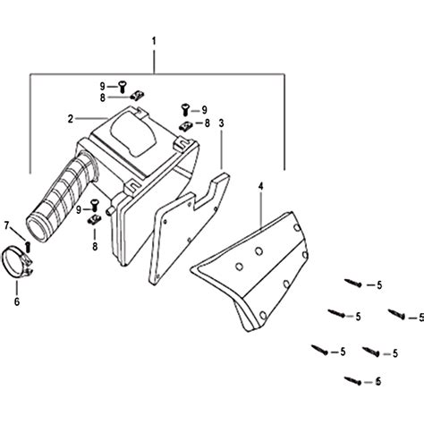 Vue Eclatee Piece Filtre A Air Moto Masai X Ray