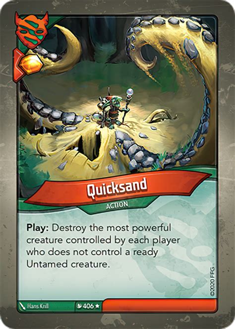 Quicksand - Archon Arcana - The KeyForge Wiki