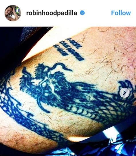 Philippines Update: Robin Padilla claims dragon tattoo is reason he ...