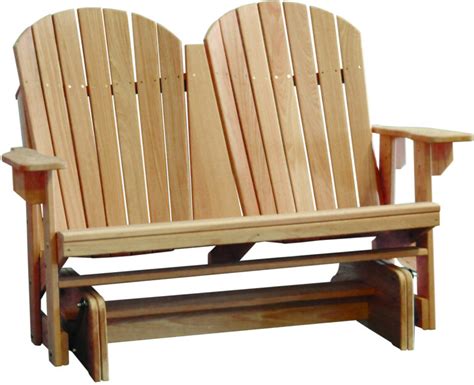 Cypress Double Adirondack Glider Weaver Furniture Sales