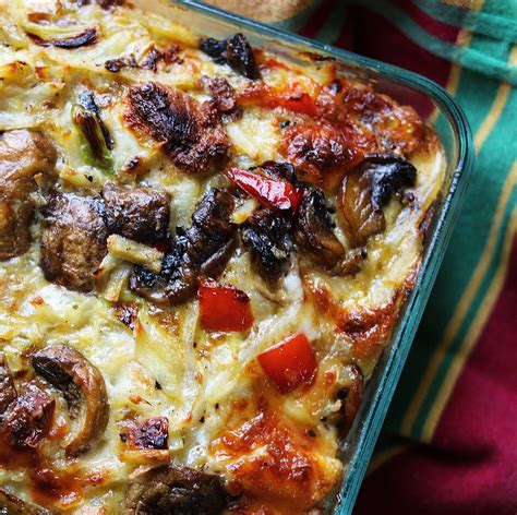 Easy - Sausage and Mushroom Breakfast Casserole for 2 – The 2 Spoons