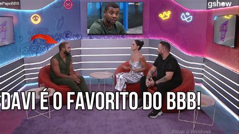 MARCUS DESCOBRE QUE DAVI É O FAVORITO DO BBB24 Já imaginava que isso