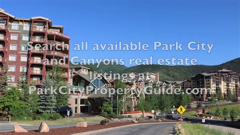 Park City Utah Real Estate Canyons Resort Village Area Youtube