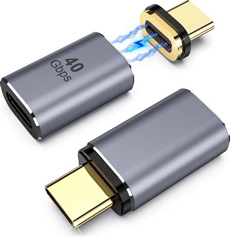 Moko Usb C Magnetic Adapter 2 Pack Magnetic Usb C Adapter 24 Pins With