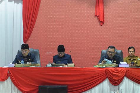 Penanda Tanganan Nota Kesepakatan P KUA PPAS APBD Kabupaten Muratara