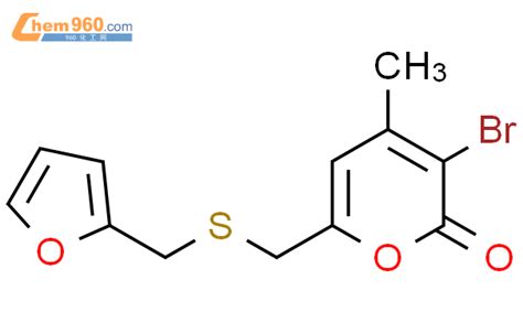 149196 28 1 2H Pyran 2 One 3 Bromo 6 2 Furanylmethyl Thio Methyl 4