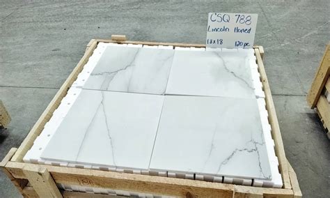 Calacatta Lincoln 18 X18 X3 8 Crate 788 H Colorado Stone Quarries