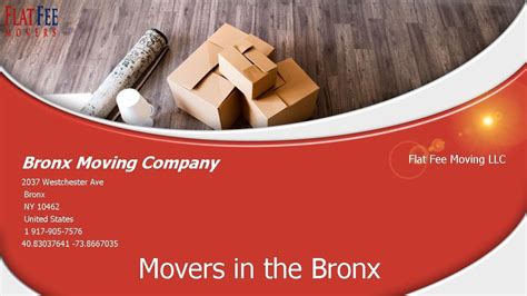 Flat Fee Moving LLC Movers In The Bronx MoversBronx