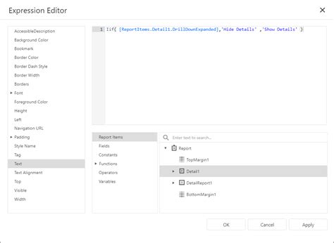 Create Drill Down Reports Devexpress End User Documentation