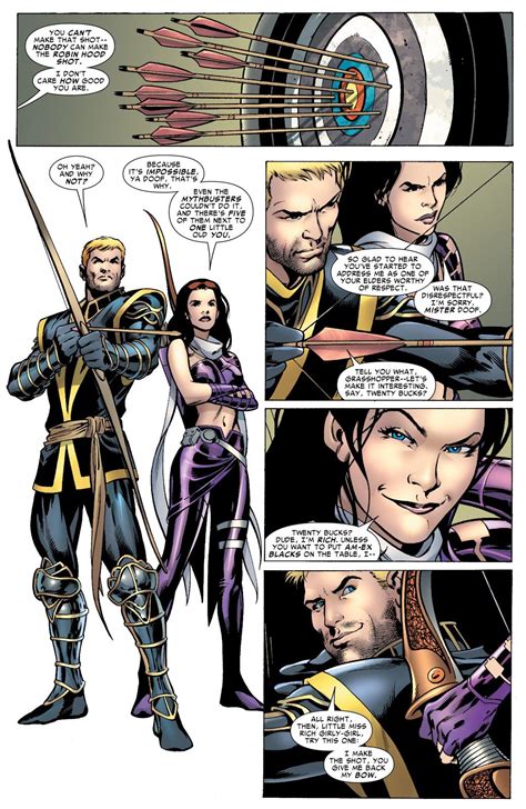 Clint Barton and Kate Bishop's First Hawkeye Team-Up