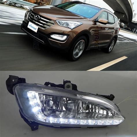 Car Drl Kit For Hyundai New Santa Fe Ix Led Daytime