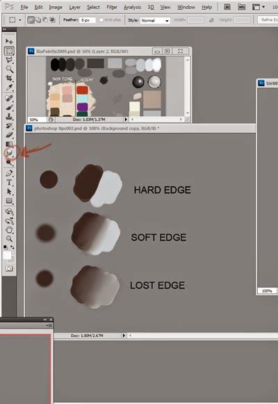 parthphotoshop tutorial: The Smudge Tool