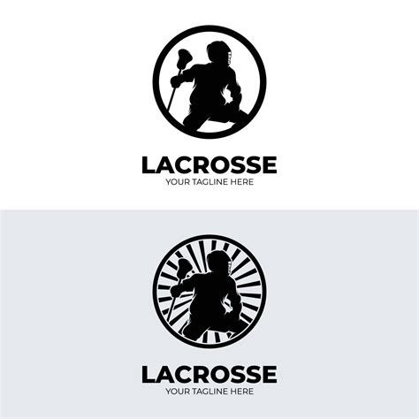 Lacrosse sport logo design vector 21842803 Vector Art at Vecteezy