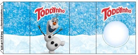 R Tulo Toddynho Olaf Frozen Fazendo A Nossa Festa