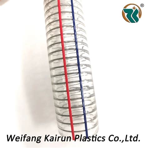 High Temperature Flexible Spring Clear Pvc Agriculture Spiral Steel