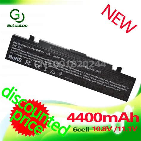 Golooloo 4400mah 6 Cells Laptop Battery For Samsung Pro R60 R458 R510 R460 R610 R65 R70 X360