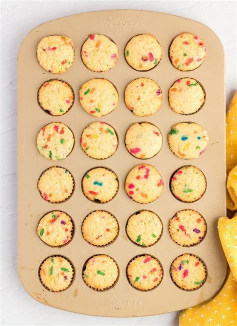 Funfetti Mini Muffins Are a Colorful Snack - DIY Candy