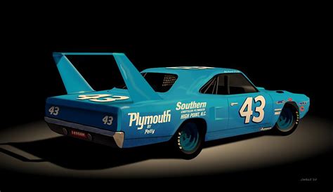 1970 Superbird Richard Petty Digital Art by John Wills - Fine Art America