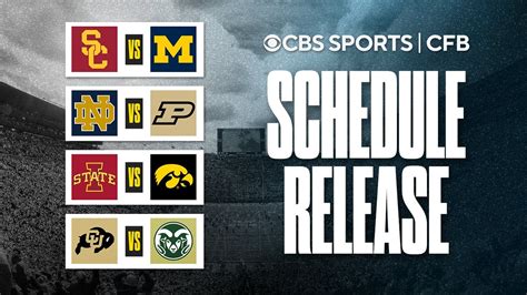 2024 College Football on CBS schedule released | CBS Sports - Win Big ...