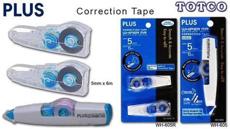 Plus WH 605R Refill For Correction Tape 2 Pcs Totco Trading Sdn Bhd