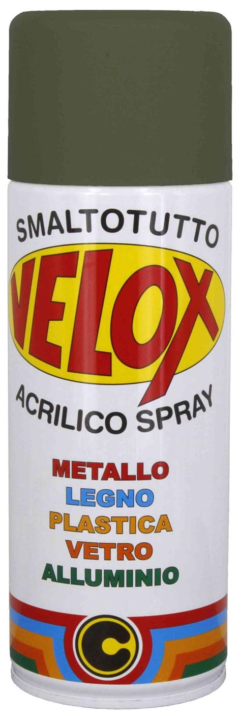 6 Pz Di Velox Spray Acril Verde Milit Op Sc Ral 6003 Leroy Merlin