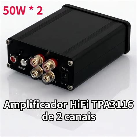 Amplificador De Udio Classe D Digital W Amplificador De Som Hifi