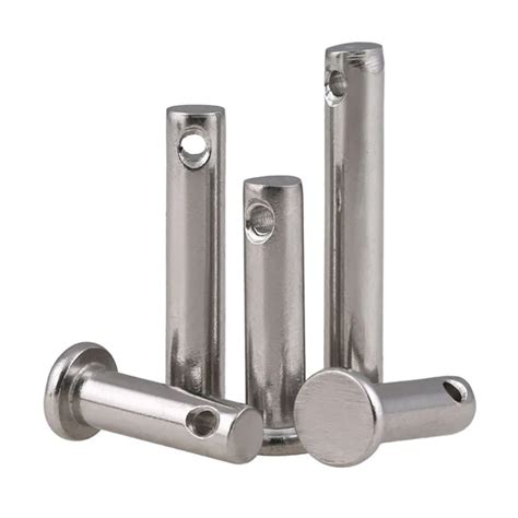 Din1444 Stainless Steel Flat Head Clevis Pins Grooved Clevis Pins With Head Buy Flat Head