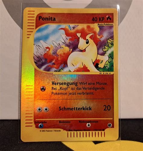 PONITA REVERSE HOLO EXPEDITION BASE SET POKEMON KARTE 2002 Kaufen Auf