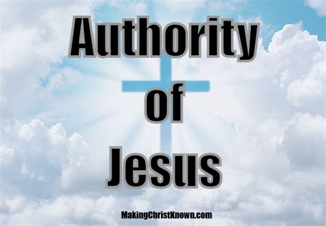 Authority of Jesus - Christ Speaks at Capernaum